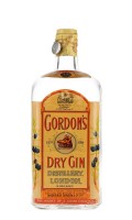 Gordon's Dry Gin / Bottled 1950s / Spring Cap