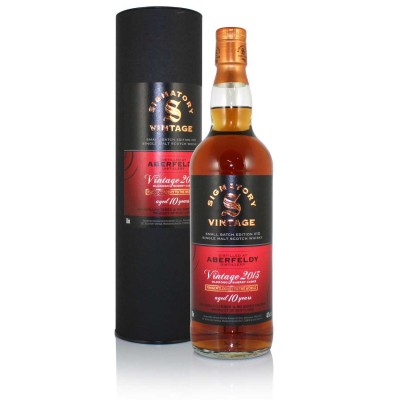 Aberfeldy 2013 10YO Signatory Vintage Small Batch #10