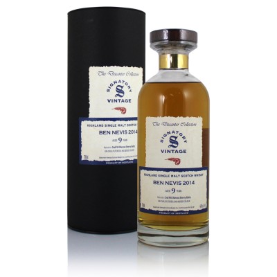 Ben Nevis 2014 9 Year Old, Signatory Vintage Decanter Collection