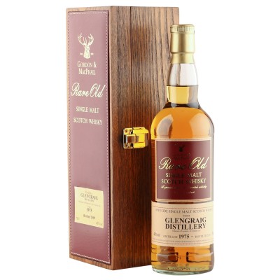 Glencraig 1975, Gordon & MacPhail Rare Old 2009 Bottling with Presentation Box