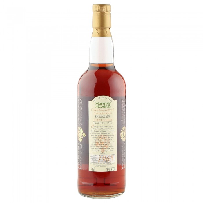 Springbank 1965 34 Year Old, Murray McDavid 1999 Bottling - Cask #580