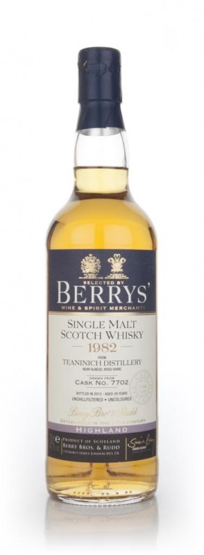Teaninich 29 Year Old 1982 Berry Bros. & Rudd