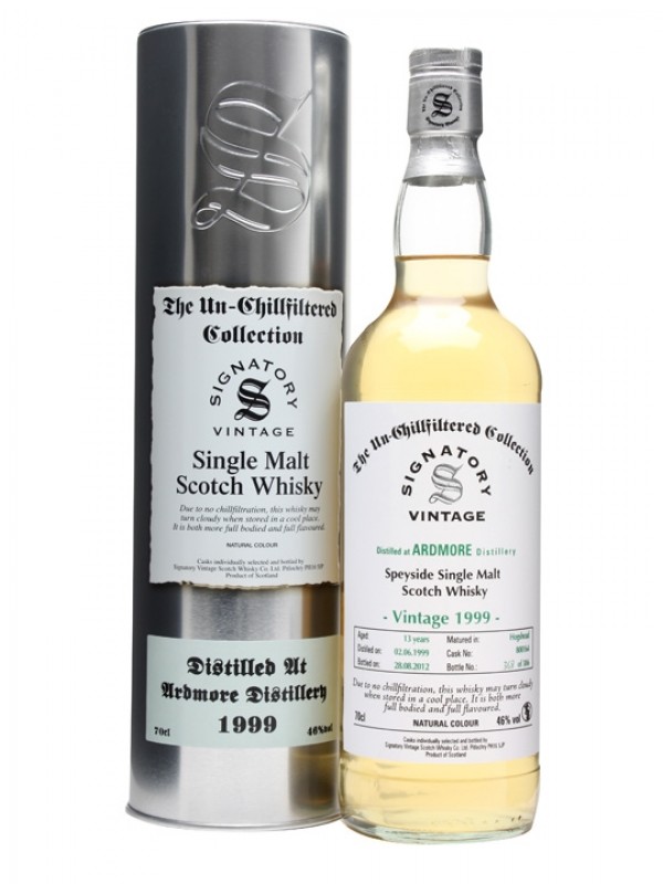 Ardmore 1999 13 Year Old Cask #800164 Signatory Un-Chillfiltered Collection