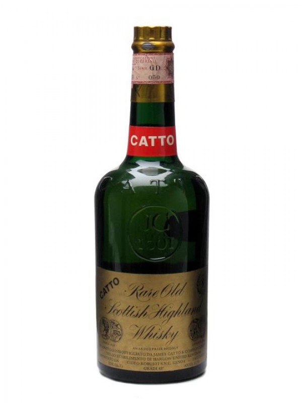 Catto's Rare Old Highland Whisky Bottled 1970s