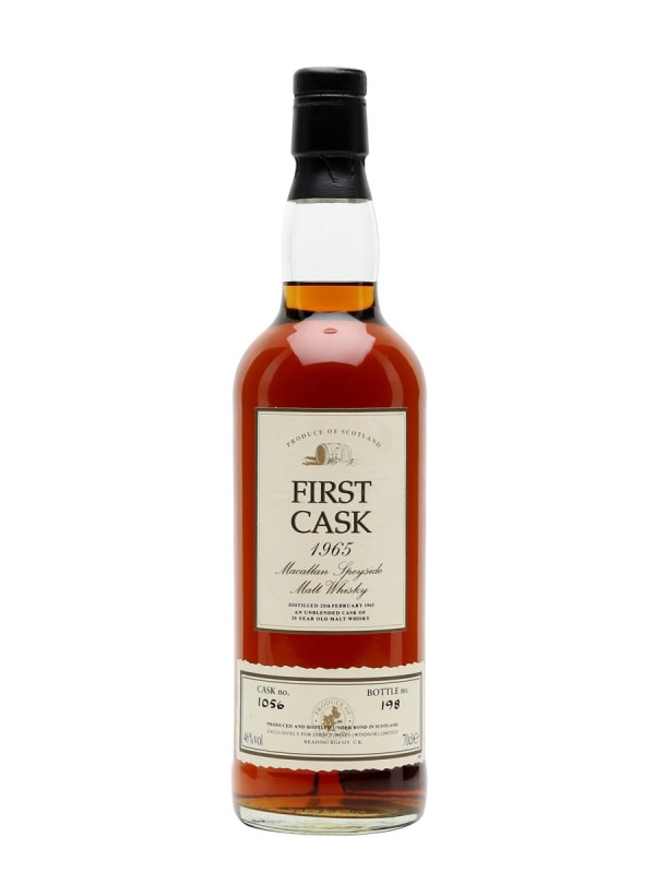 Macallan 1965 29 Year Old Sherry Cask First Cask