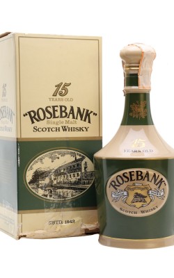Rosebank Ceramic 15 Year Old / Bot.1970s Lowland Whisky